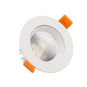 SPOT LED COB ROND 12W BLANC