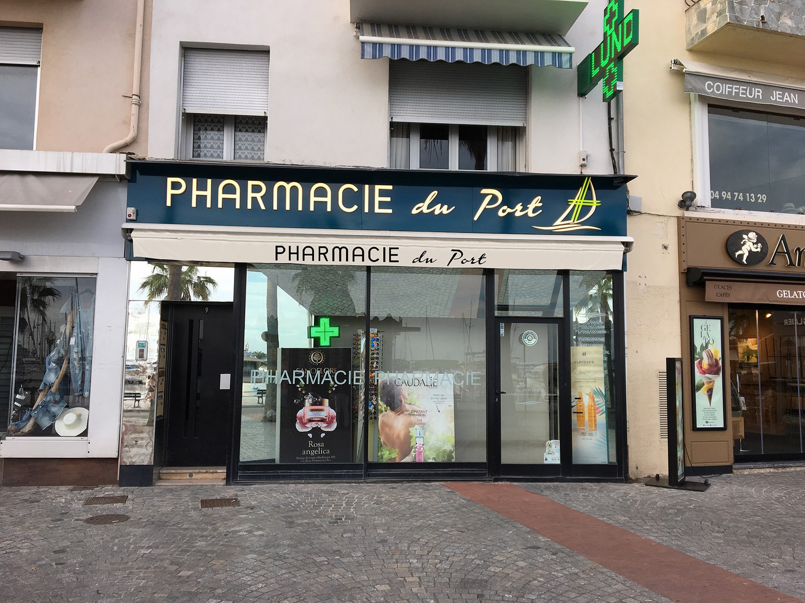 ENSEIGNE PHARMACIE DU PORT SANARY SUR MER VAR 83