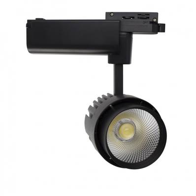 SPOT LED SUR RAIL 30W NOIR