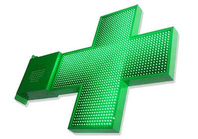 CROIX DE PHARMACIE EASY LED 650