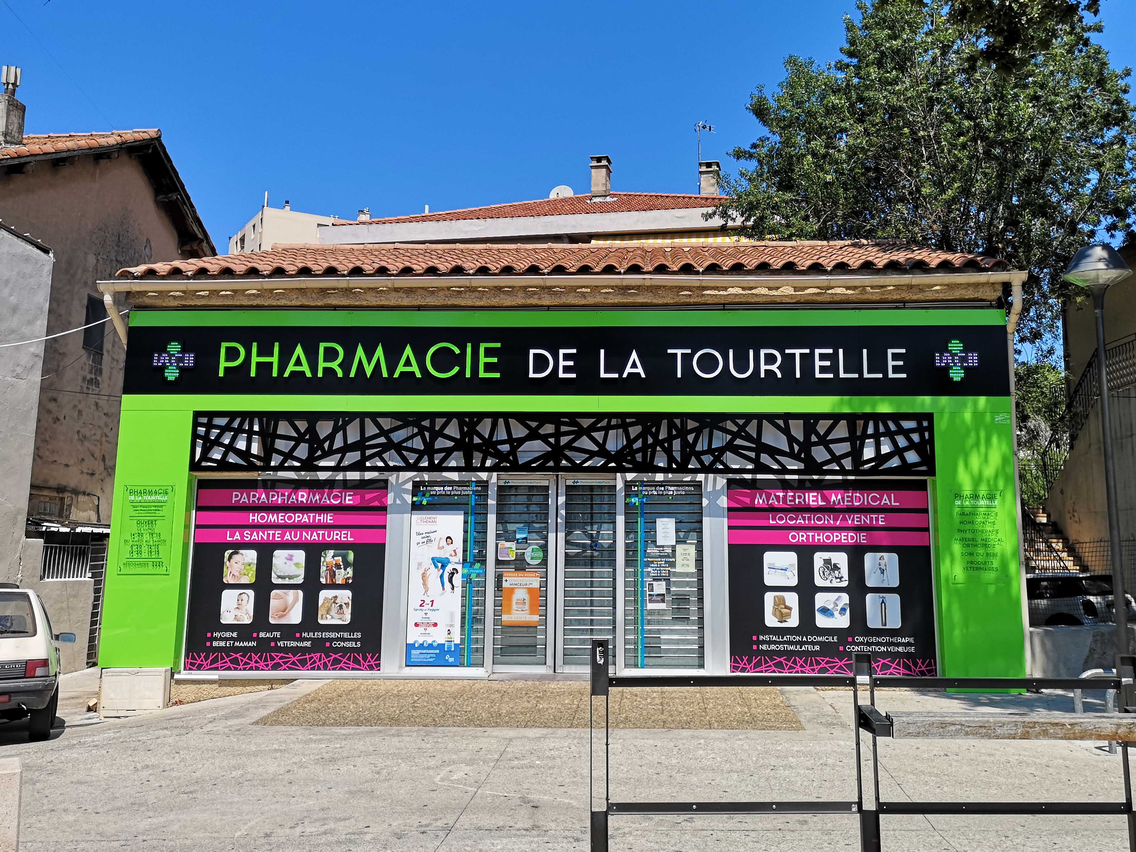 Enseigne de Pharmacie - Tourtelle Aubagne